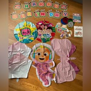 Cocomelon birthday party decorations brand new